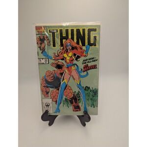 The Thing #35 May 1986 25th Anniversary Ms Marvel Sharon Ventura